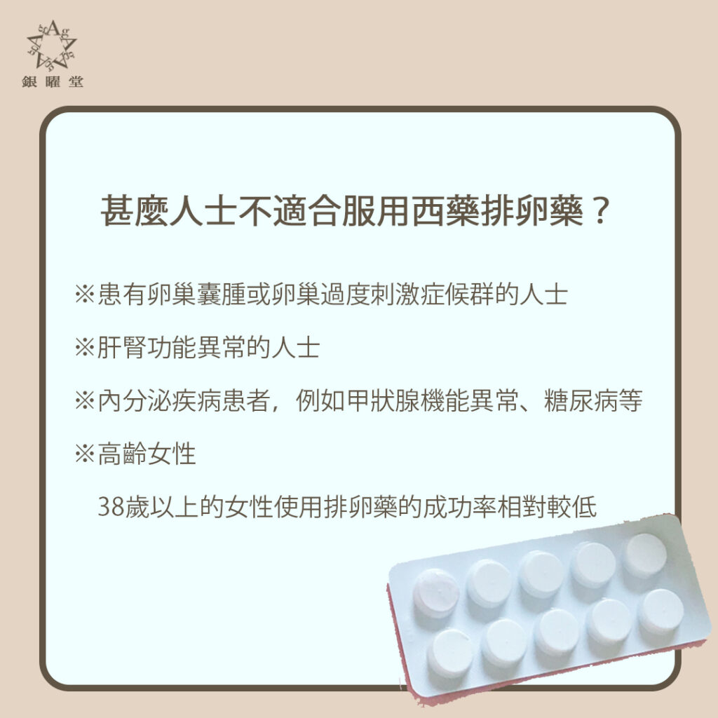 促排卵西藥的不適合人群